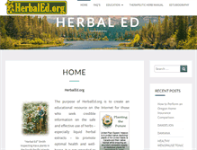 Tablet Screenshot of herbaled.org